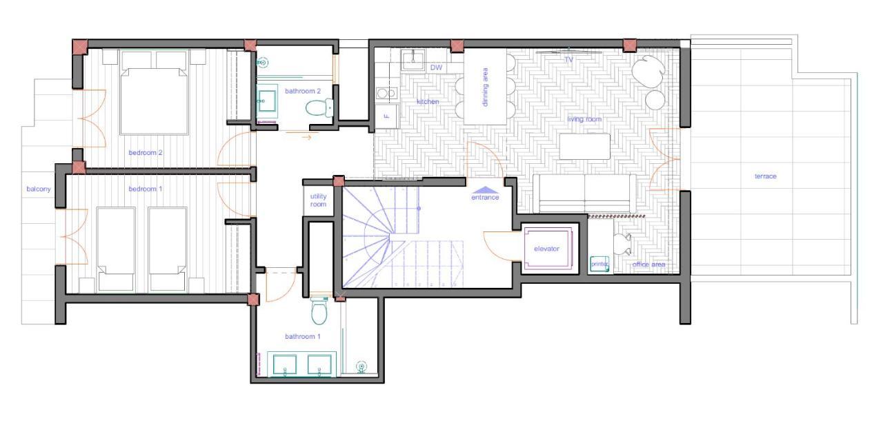 Athena Blue Lux Apartments 2Br 2Ba With City Skyline View, Near Kolonaki Афины Экстерьер фото